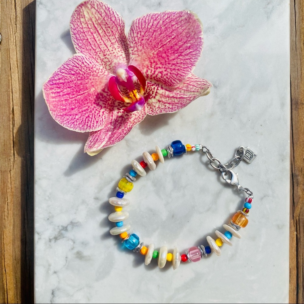 DANNIJO Hendrix Bead and Pearl Bracelet NWT - Picture 11 of 17